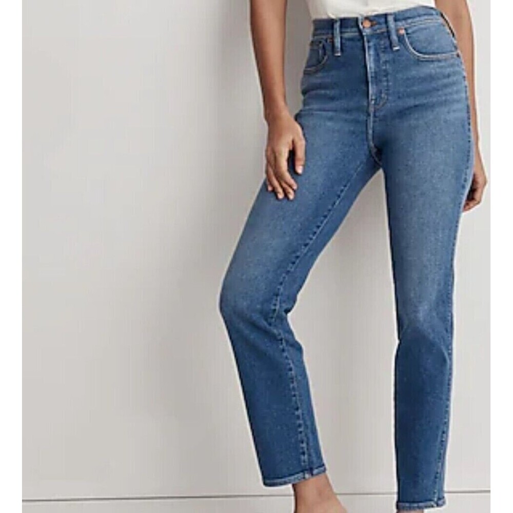 Madewell Stovepipe jeans Size 24T Raw Hem‎